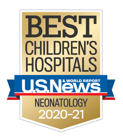 U.S. News and World Report Best Neonatology specialty badge