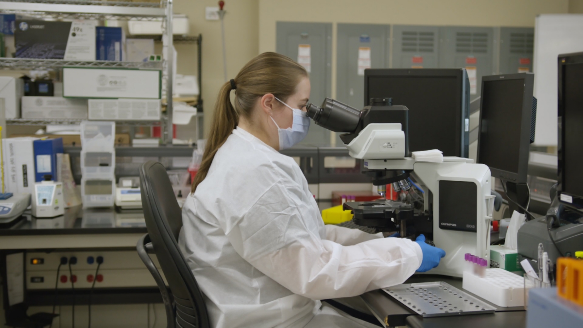 Atrium Health experts test for COVID-19 antibodies in lab