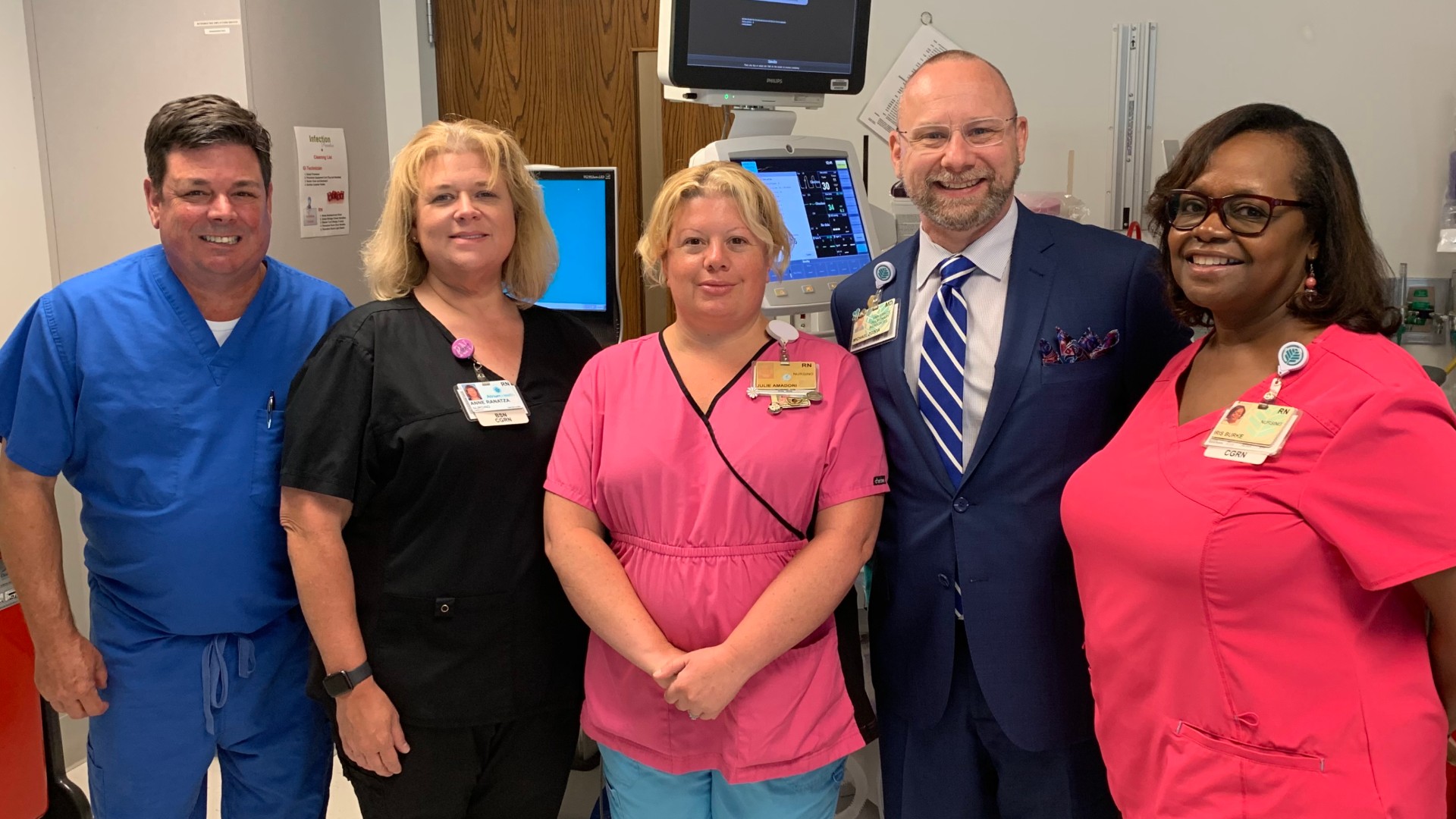 One of the first FDA-approved endobronchial valve lung volume reduction procedures in North Carolina was performed on May 21, 2019, by Michael Zgoda, MD, and the care team with University Pulmonary Associates at Atrium Health University City hospital.