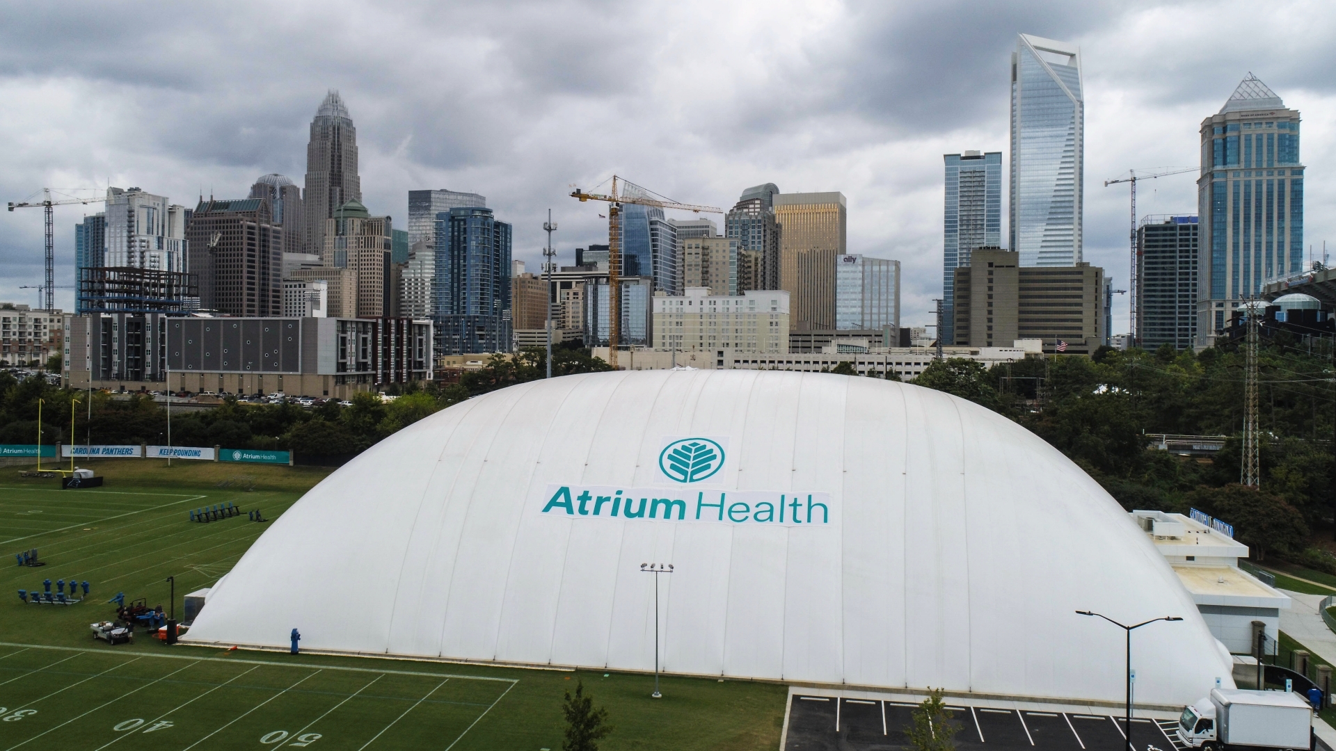 Partnership between Panthers and Atrium Health includes the team’s new practice facility, the Atrium Health Dome.