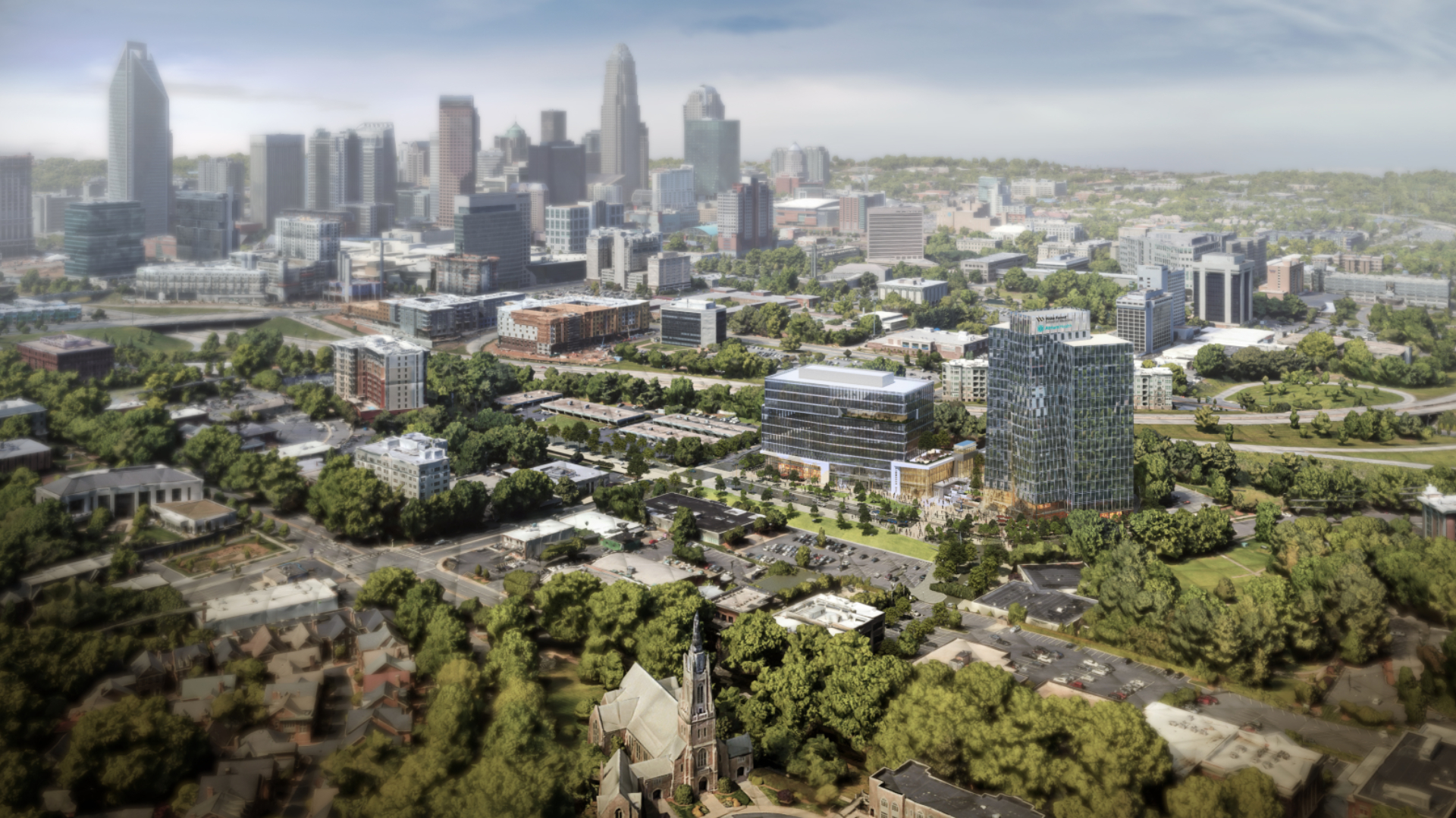 Wake Forest School of Medicine to Be Built in Midtown Charlotte. First medical school in the nation to be built since the pandemic, near Atrium Health Carolinas Medical Center.