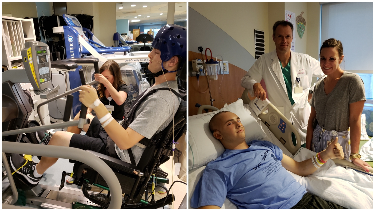 Jadon’s life changed when a tree branch fell on his head during Hurricane Florence. But now, he’s on the road to recovery and celebrating every victory.