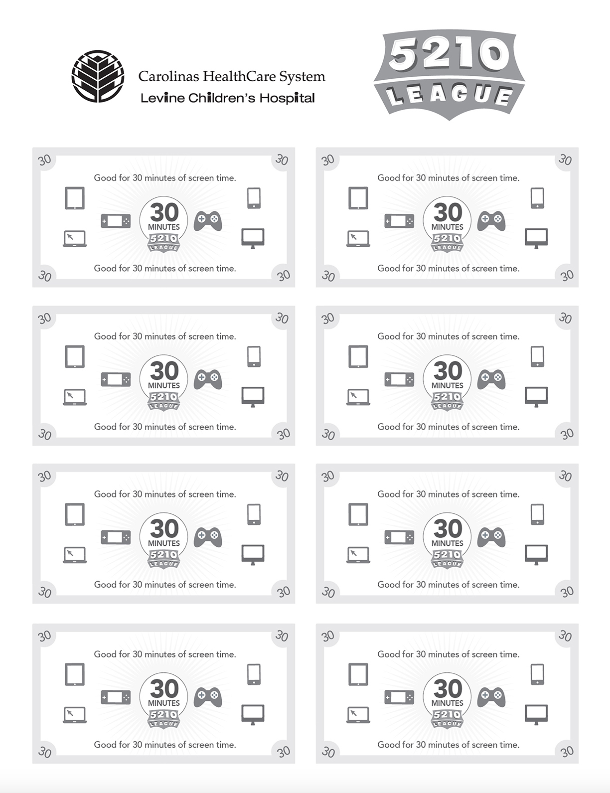 Daily Dose let your kids earn their screen time with these printable