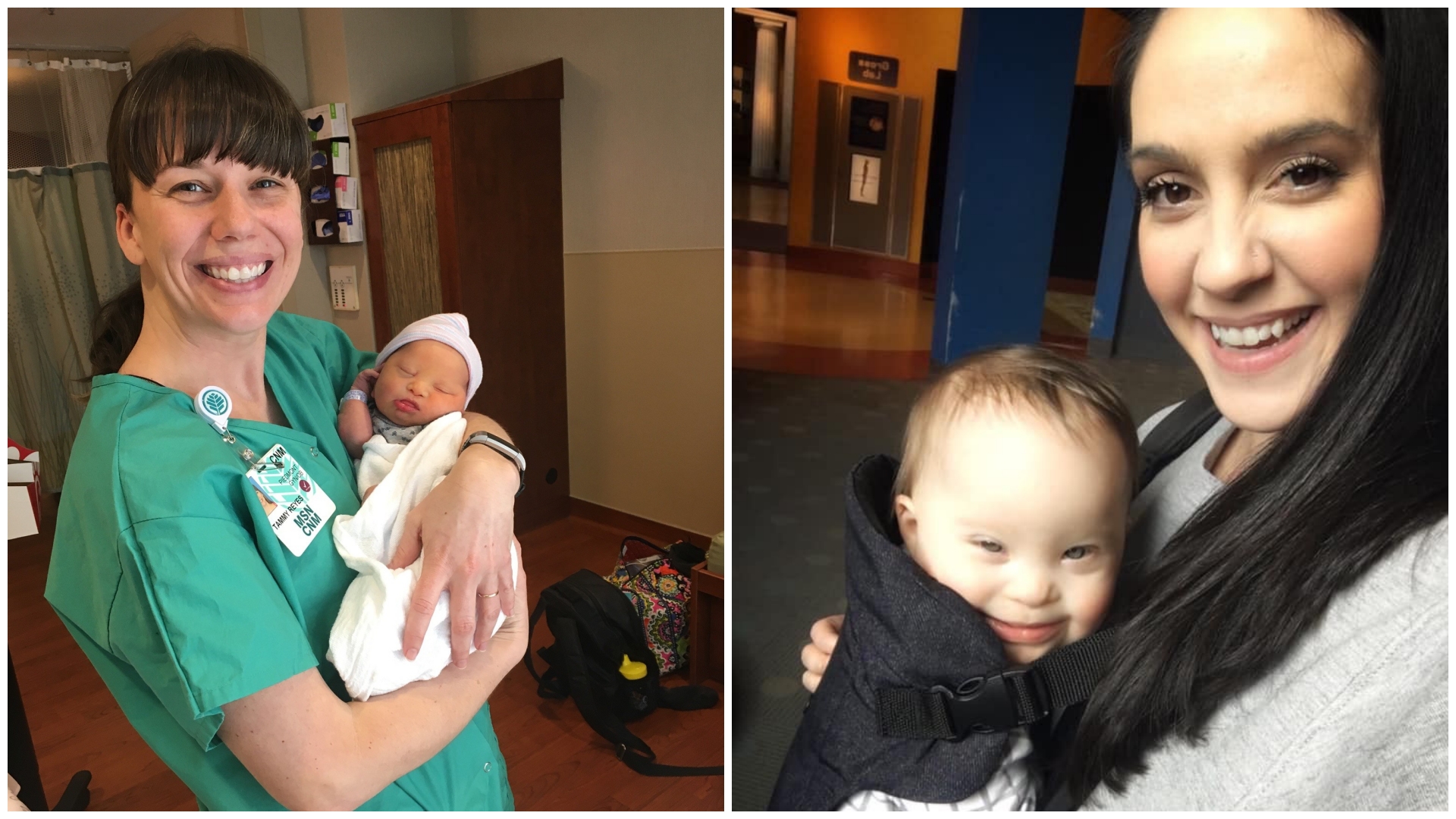 Mother of three, Lauren Dantzler, relied on Atrium Health’s Piedmont GYN/OB team for her first and second child’s birth — so it was a no-brainer to go back to her certified nurse midwife, Tammy Reyes, for expert care when scans detected her third child would be born with Down Syndrome.